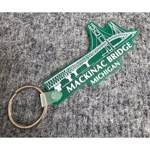 Mackinac Bridge Michigan Souvenir Keychain